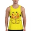 Anime Hoạt Hình Nhanh Khô Tank Top Nam Không Tay Thể Hình Tập Gym Vest, Áo Sơ Mi In Manga Dễ Thương