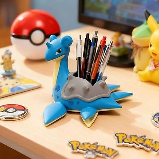 Pokémon Laplace Hình Hộp Xà Phòng Hoạt Hình Hàng Hóa Mới Sáng Tạo Để Bàn Bút Đồ Lặt Vặt Hộp Bảo Quản Nhỏ