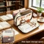 HT3 Puppy Pencil Case Sinh Viên Túi Đựng Bút Dung Tích Lớn Hoạt Hình Dễ Thương Văn Phòng Phẩm Túi TH3