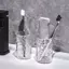 Maybest Cốc đựng bàn chải đánh răng bằng nhựa có tay cầm Phòng tắm gia đình Tumblers Cốc di động Hộp đựng bàn chải đánh răng trong suốt {VN}
