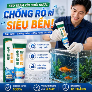 ⚡Keo trám kín dưới nước chống nứt chống rò|Keo dán bể cá chống thấm chống leak siêu bền|Keo silicone chống thấm dán kính