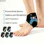 Vỏ bảo vệ mắt cá chân LACYESUK, Nẹp hỗ trợ mắt cá chân nén siêu mỏng, Dây đeo hấp thụ sốc thoáng khí thoải mái Bộ ổn định nẹp mắt cá chân có thể điều chỉnh Viêm khớp