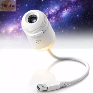 Máy chiếu Galaxy Star NKSFX, chạy bằng USB 360° Xoay Bầu Trời Đầy Sao Máy Chiếu, Di Động Có Thể Điều Chỉnh Độ Sáng Điều Khiển Cảm Ứng Ngôi Sao Máy Chiếu Đèn Ngủ Trang Trí Phòng Ngủ