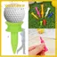 GUSTAVA Golfer Bóng Tee Giá Đỡ 43mm, 51mm, Phụ Kiện Luyện Tập Thể Thao Phần Nhiều Màu Sắc Bền Đẹp