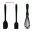 3 Cái / bộ Bộ Nướng Bánh Silicon Kem Thìa Cạp Nhà Bếp Hộ Gia Đình Đánh Trứng Thịt Nướng Dầu Bàn Chải Tiện Ích Đồ Dùng Nhà Bếp