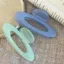 Kẹp móng vuốt tóc thạch PYCOU, Xanh nhạt & Xanh bạc hà Tùy chọn trong suốt Thiết kế thạch rỗng Kẹp tóc cá mập, Cấu trúc căng thẳng mùa xuân chắc chắn Kẹp tóc lớn