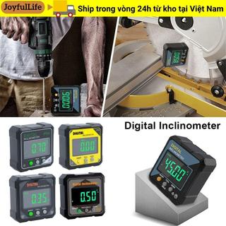 JOYFULLIFE 1 Cái Máy đo độ nghiêng kỹ thuật số, Màn hình LCD đa chức năng Công cụ tìm góc kỹ thuật số, Độ chính xác cao với thước đo Laser Thước đo mức độ góc chống nước IP54
