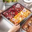 AA Thép không gỉ Tiramisu Khuôn Bánh Khay Định Hình Bánh Hộp Đựng Có Nắp Hộp Bảo Quản Bánh Hộ Gia Đình Món Tráng Miệng Dụng Cụ Nướng Bánh VN