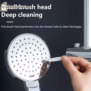 Cheenm Phòng Tắm Micro Nylon Bàn Chải Đầu Tắm Chống Tắc Bàn Chải Vệ Sinh Điện Thoại Di Động Lỗ Lỗ Lỗ Lỗ Lỗ Lỗ Chân Lông Dụng Cụ Giặt Nhà Vệ Sinh Accessorie VN