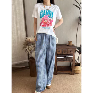 Áo thun ngắn tay cỡ lớn cỡ lớn in hình mùa xuân hè 100% cotton chất lượng cao dành cho nam và nữ 0629