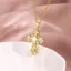 Retro Punk Zircon Chữ Thập Vòng Cổ Mặt Dây Chuyền Độc Đáo Vòng Cổ Niche Thép Titan Xương Đòn Dây Xích Neo Sống Trang Sức 2026-6-26