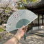 Quạt Khiêu Vũ QEARY, Tay Cầm Bằng Gỗ Lotus Thiết Kế Gấp Quạt Cầm Tay, Sáng Tạo Cổ Điển Retro Với Tua Rua Phong Cách Quạt Hiệu Suất