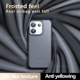 Ốp Lưng Cho Oppo Reno16 Pro F Reno16Pro Reno16F 5G 2026 Matte Skin Feel Trong Suốt Mờ TPU Ốp lưng Acrylic Từ Tính Với Áo Giáp Sạc Không Dây Ốp Lưng Chống Sốc