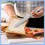 Thìa Mini POP Có Cho Sharp Thin Edge Chống Dính Silicone Spread 4 Màu Cho