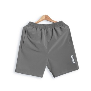 Combo 5 quần short nam in chữ SPORT chất liệu thun co giãn thoáng mát, túi không có khóa kéo