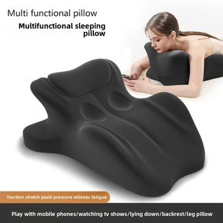 Gối đôi JKDESIGN, Gối ôm thư giãn đa chức năng có thể điều chỉnh, chống trượt có nắp đậy có thể tháo rời Đệm mông hỗ trợ cho cặp đôi để nghỉ ngơi, Massage, đọc sách