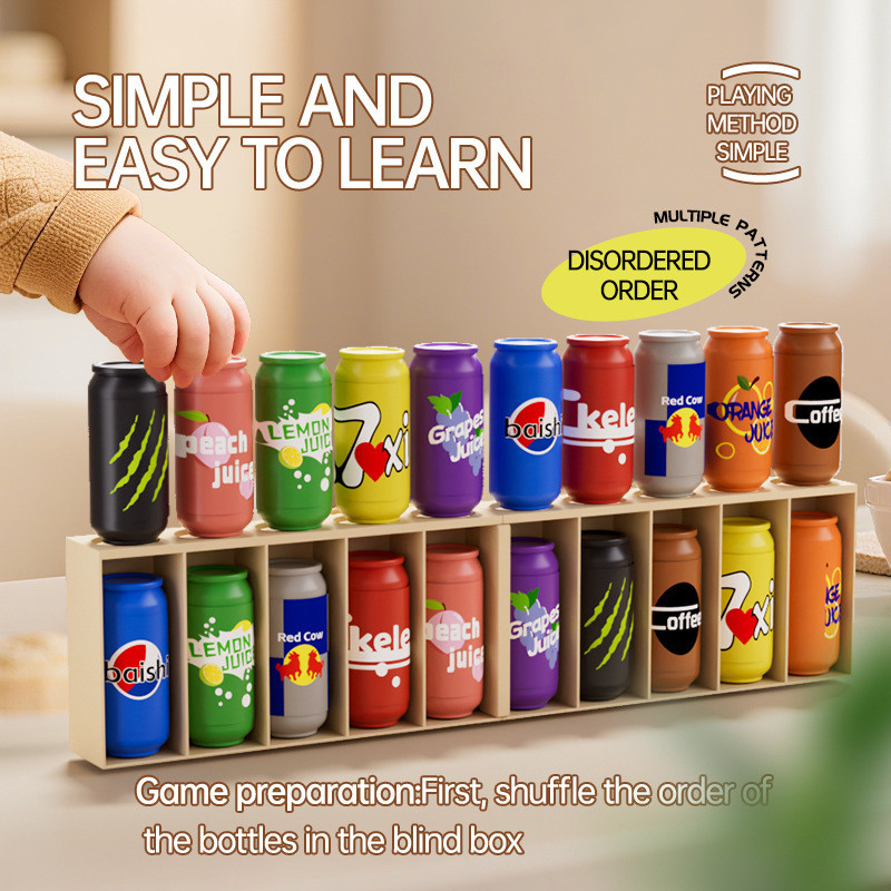 Mô phỏng Trò chơi chai Guess vui nhộn Đồ uống tương tác giữa cha mẹ và con cái