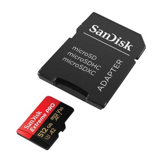 SanDisk Extreme Pro MicroSDXC V30 A2 512GB/1TB 200MB/s – Thẻ nhớ microSD tốc độ cao cho điện thoại, Actioncam Chính Hãng