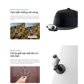 Máy Quay Insta360 GO 3S 128GB Trắng/Đen - Camera Insta360 GO 3S 128GB Thể Thao Nhỏ Gọn Chính Hãng