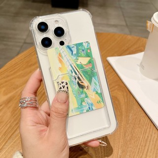 Ốp Khe Cắm Thẻ Cho iPhone 17 16 15 14 13 12 11 16e Air Pro Max X XS XR XSMAX 6 6S 7 8 + Plus 12mini 13mini DCKB