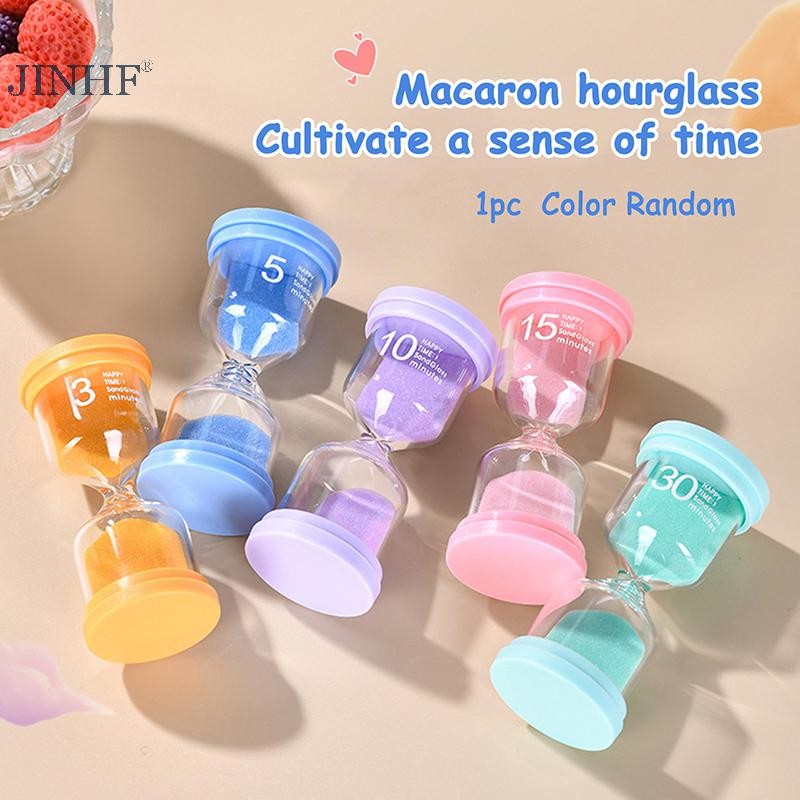 JINHF 1PC 3 / 5 / 10 / 15 / 30 Phút Cát Nhiều Màu Sắc Trẻ Em Kid Quà Tặng Cát Hẹn Giờ Kính Trang Trí Nhà Cửa Đồng Hồ Cát HOT
