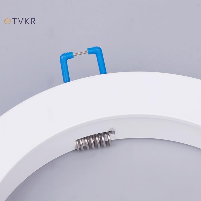 TVKR LED Downlight Spotlight Chân Đế Đèn Đứng Bộ Điều Hợp Đèn Bóng Nhẫn Lỗ Phóng To Khung Ngoài Trắng Cắt Ra Vòng Tròn Phương Tiện OIK