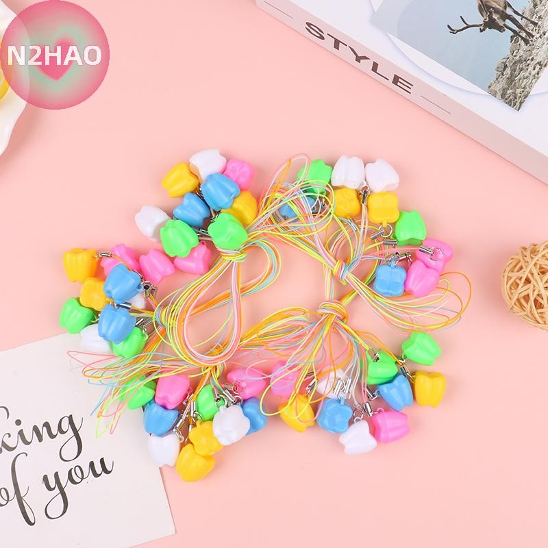 N2HAO 50 hộp bảo quản răng sữa cho bé, lưu niệm rụng răng, quà tặng