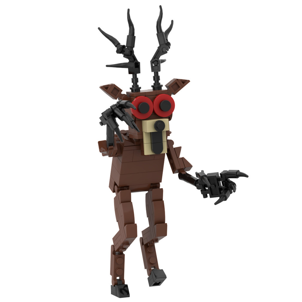 R ROBLOX Forest Survival 99 Night Game Hoạt Hình Rừng Hươu Khối Xây Dựng Đồ Chơi Mô Hình Lắp Ráp