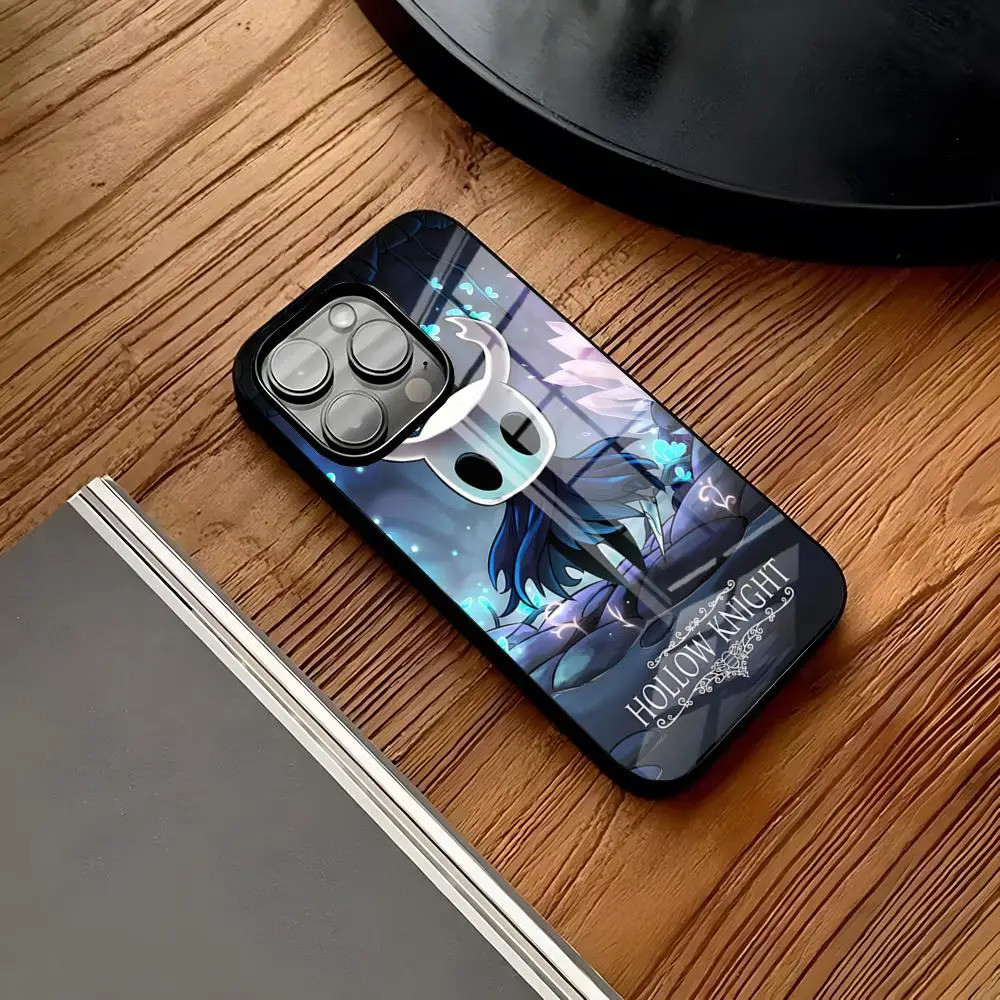 BK-2 Trò Chơi Mới Hollow Knight Ốp Lưng Điện Thoại IPhone 16 17,15 14 Pro 11 13 12 Mini 6 8 7 Plus Kính Thiết Kế Sang Trọng Cove