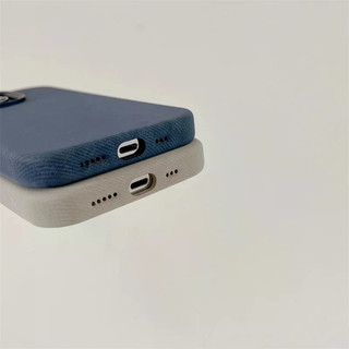 Ốp điện thoại di động Flannel IPhone 16 Pro Max 15 15Pro Ốp lưng mờ họa tiết sợi nhỏ Vỏ bảo vệ từ tính.