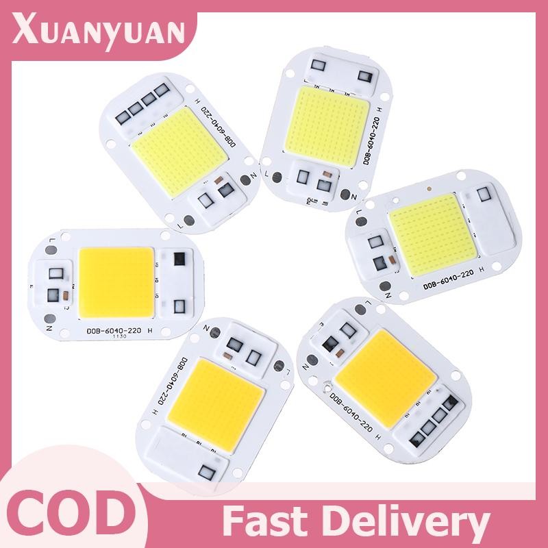 XUAN LED chip 20W 30W 50W AC 220V hạt đèn COB thông minh Đèn LED không có trình điều khiển DIY Lampada chip ngoài trời đèn pha đèn pha VN