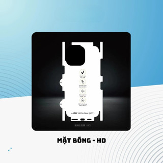Miếng Dán mặt sau PPF Trong Suốt Chống Trầy Xước Dành Cho iPhone 17promax X/XS/11/12/13/14/15/16ProMax plus pro Air