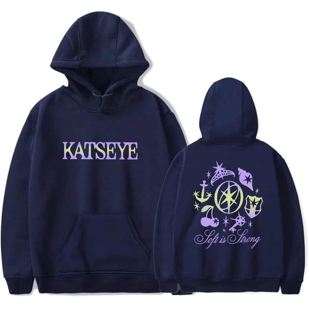 GN KPop Demon Hunters KATSEYE vải Áo Hoodie Anime Áo Unisex Dài Tay Top NG