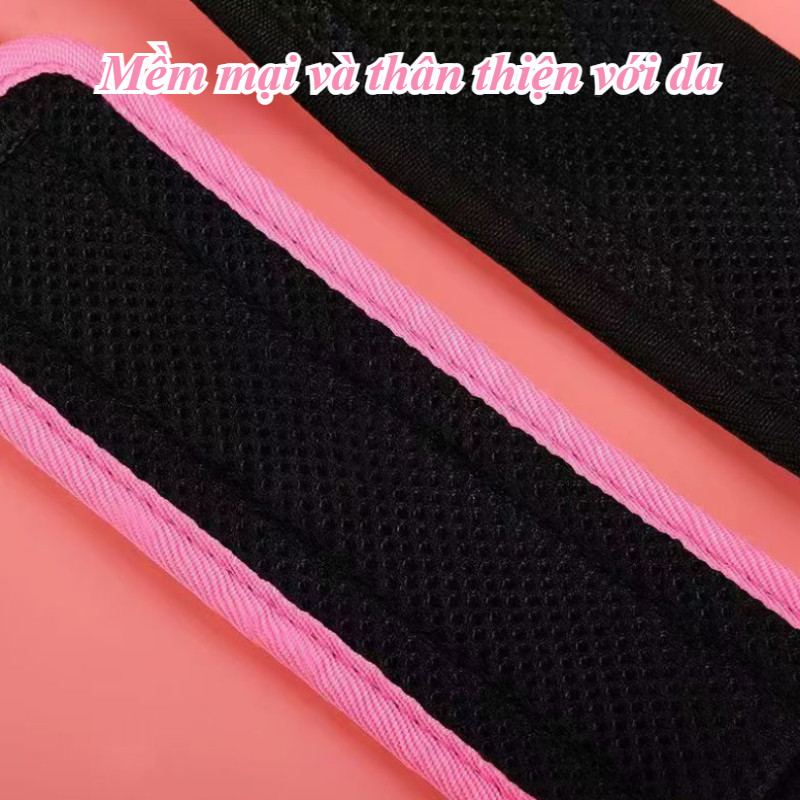 Set Quấn Cổ Chân Tập Gym 1 Đôi - Kèm 3 Dây Kháng Lực, Chất Liệu Mềm, Hỗ Trợ Tập Chân & Mông