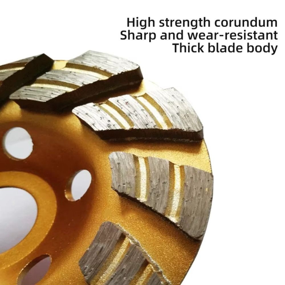 Đĩa mài YMIFI, Bánh mài chống trượt 100mm, Độ cứng cao Đĩa khắc gỗ chống mài mòn chuyên nghiệp cho bê tông Đá Granite gốm