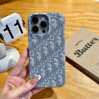 Ốp Điện Thoại Họa Tiết Vải Thêu Cho iPhone 17promax 17Air 17pro 17 Ốp Lưng 16 15 14 13 12 11 ProMax Plus Da Bảo Vệ Armo 16plus Vỏ Điện Thoại