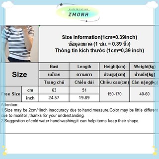ZMONH Mùa Hè Mới Thời Trang Sọc Tay Ngắn Màu Trơn Đa Năng Giảm Tuổi Giảm Béo Dệt Kim Top Áo Thun