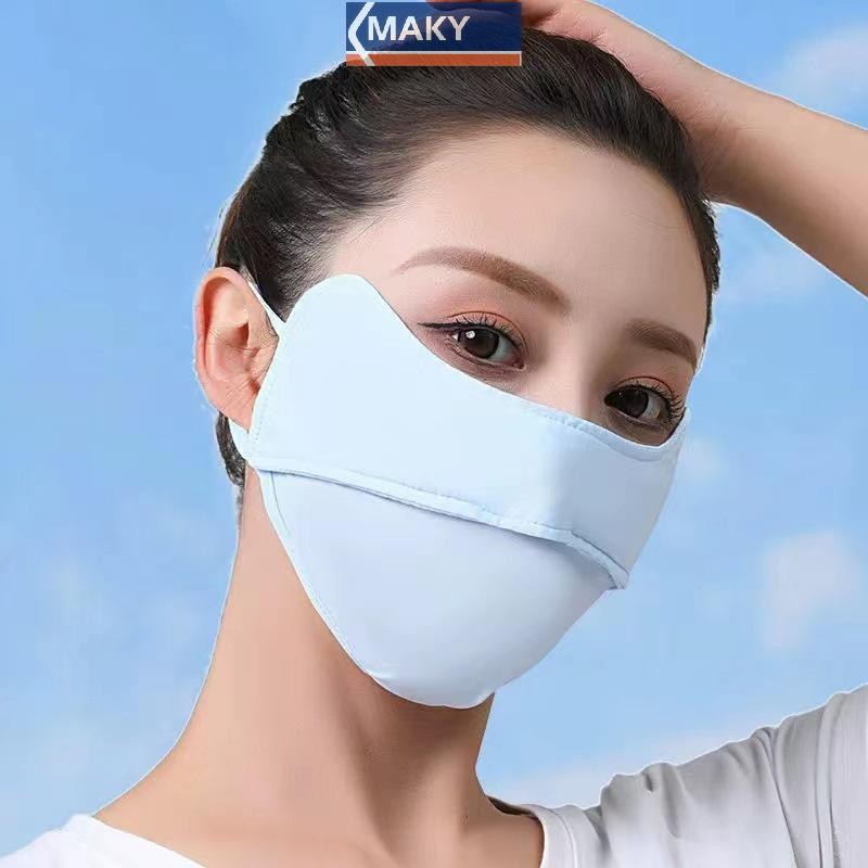 Onetimingcool Nam Nữ Ice Silk Mask Mùa Hè Chống Tia UV Đi Xe Đạp Mặt Thoáng Khí Có Thể Giặt Ngoài Trời Khăn Thể Thao VN
