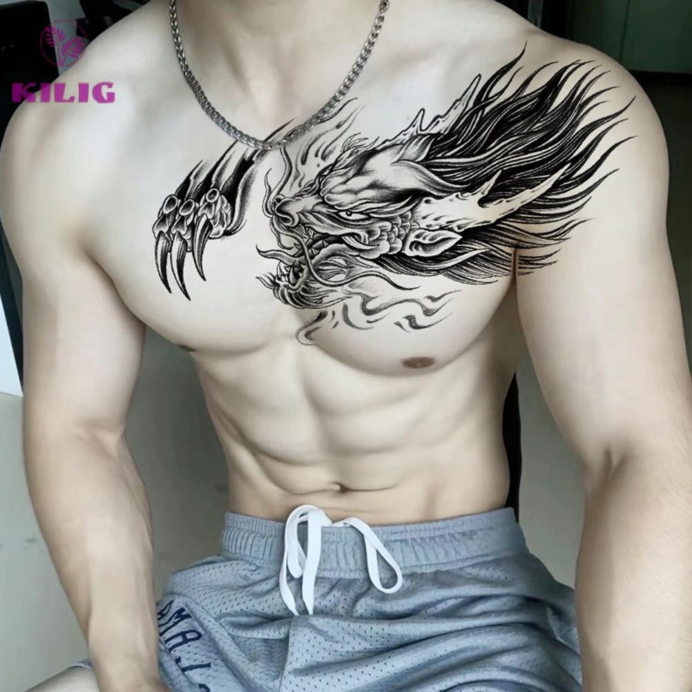 Best Shop Lớn Ngực Eo Vai Lưng Chống Thấm Nước Tạm Thời Hình Xăm Miếng Dán Chữ Thập Mới
