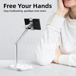 Giá đỡ điện thoại di động GOOJODOQ xoay 360° có thể gập lại chống sốc dễ dàng lắp đặt đa năng