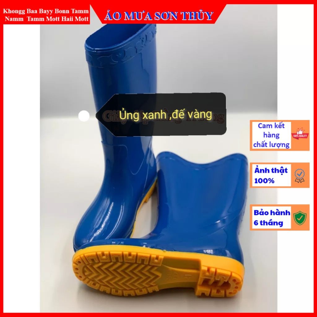 Ủng NAM-NỮ bảo hộ lao động Size 37-43  ,nhiều màu, chống trơn đi mưa ,dùng cho nam và nữ ,chất lượng tốt aomuasonthuyhn