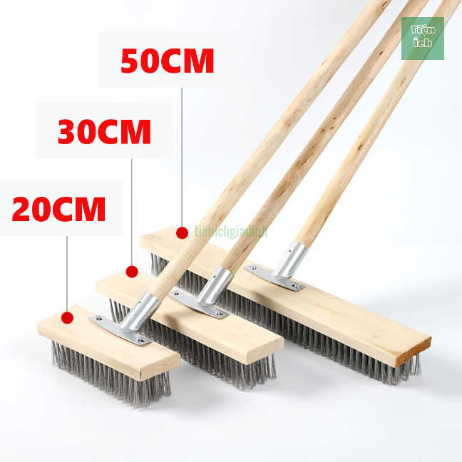 Chổi Sắt Cầm Tay Inox 201, Chà Vệ Sinh Rong Rêu, Sân Vườn, Chuồng Trại ...