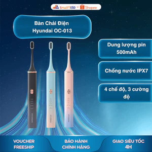 Bàn Chải Điện Hyundai OC-013 - Công nghệ làm sạch hiệu quả - Bảo hành chính hãng 12 tháng