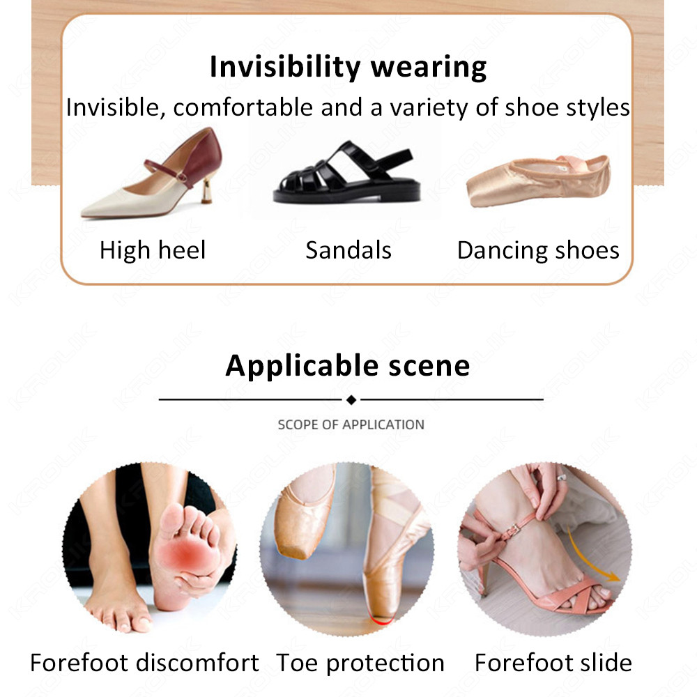 Cặp bảo vệ ngón chân silicon gel cho giày ballet