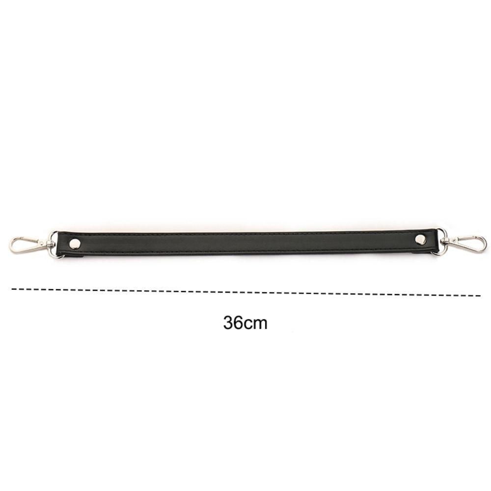 Tay cầm túi GUSTAVA, Dây đeo túi ngắn bằng da phần cứng 36cm, Dây đeo vai rộng thay thế DIY