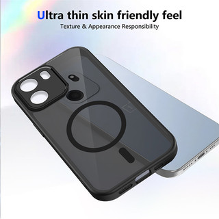 Ốp Điện Thoại Từ Tính Màu Đen Cho OnePlus Nord CE6 CE5 Ace 6 6T 5 Pro Ultra Racing Bốn Góc Túi Khí Chống Rơi Vỏ Bảo Vệ A012