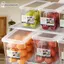 Cheenm 1 Nhựa Trong Suốt Tủ Lạnh Hộp Bảo Quản Nhà Bếp Tủ Lạnh Tổ Chức Cho Rau Củ Quả Trứng Thực Phẩm Gia Đình Tươi Hộp Đựng VN