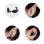 PNPIA- 1 Cặp Nút Tai Silicon Chống Tiếng Ồn Bơi Tai Cắm Cách Ly Gián Đoạn Cho Công Sở Ngủ Lướt Sóng Mềm Mại Thoải Mái Bảo Vệ Tai