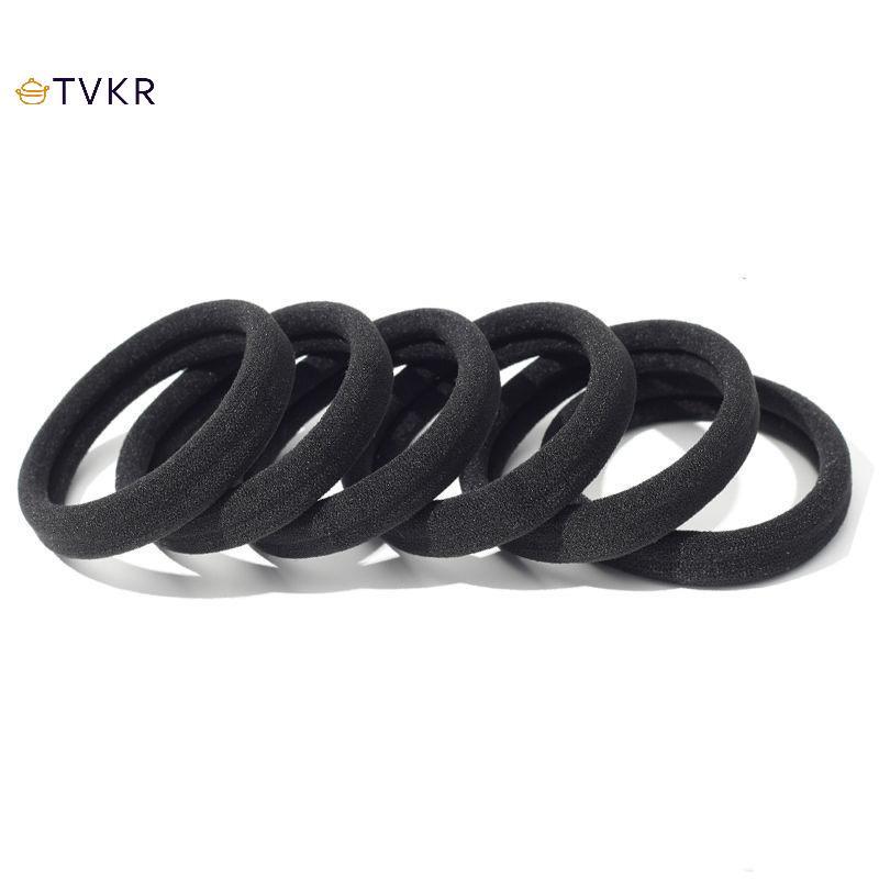 TVKR 100 Chiếc Dây Buộc Tóc Cho Nữ Bé Gái Băng Đô Quấn Tóc Cao Su Đàn Hồi Cao Dây Buộc Tóc Đuôi Ngựa Giá Đỡ Scrunchies Accessorie OIK