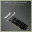 Thẻ NVME 4 chiều hai mặt PCIeX16 sang M.2 M-Key NVMEx4SSD 2U Bộ chuyển đổi mở rộng mảng máy chủ Thẻ chia